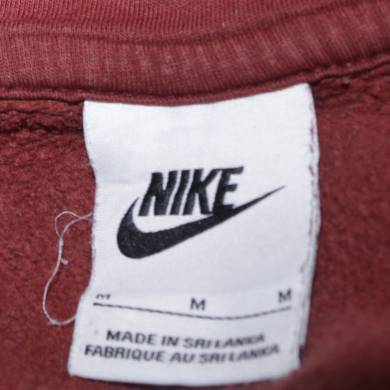Womens UK Size M Nike Brown Pullover Hoodie