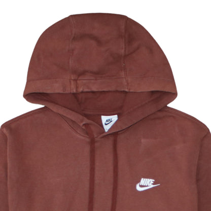 Womens UK Size M Nike Brown Pullover Hoodie