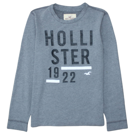 Mens UK Size S Hollister Grey Pullover Sweatshirt