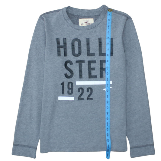 Mens UK Size S Hollister Grey Pullover Sweatshirt