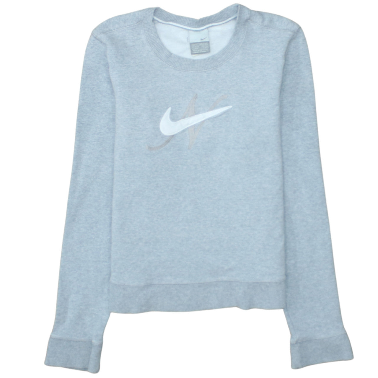 Womens UK Size M Nike Grey Pullover Sweatshirt