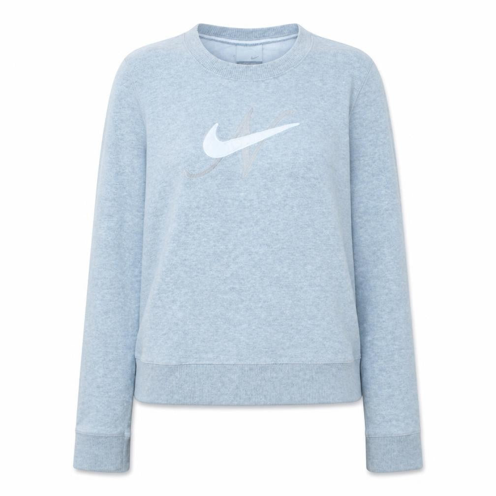 Womens UK Size M Nike Grey Pullover Sweatshirt