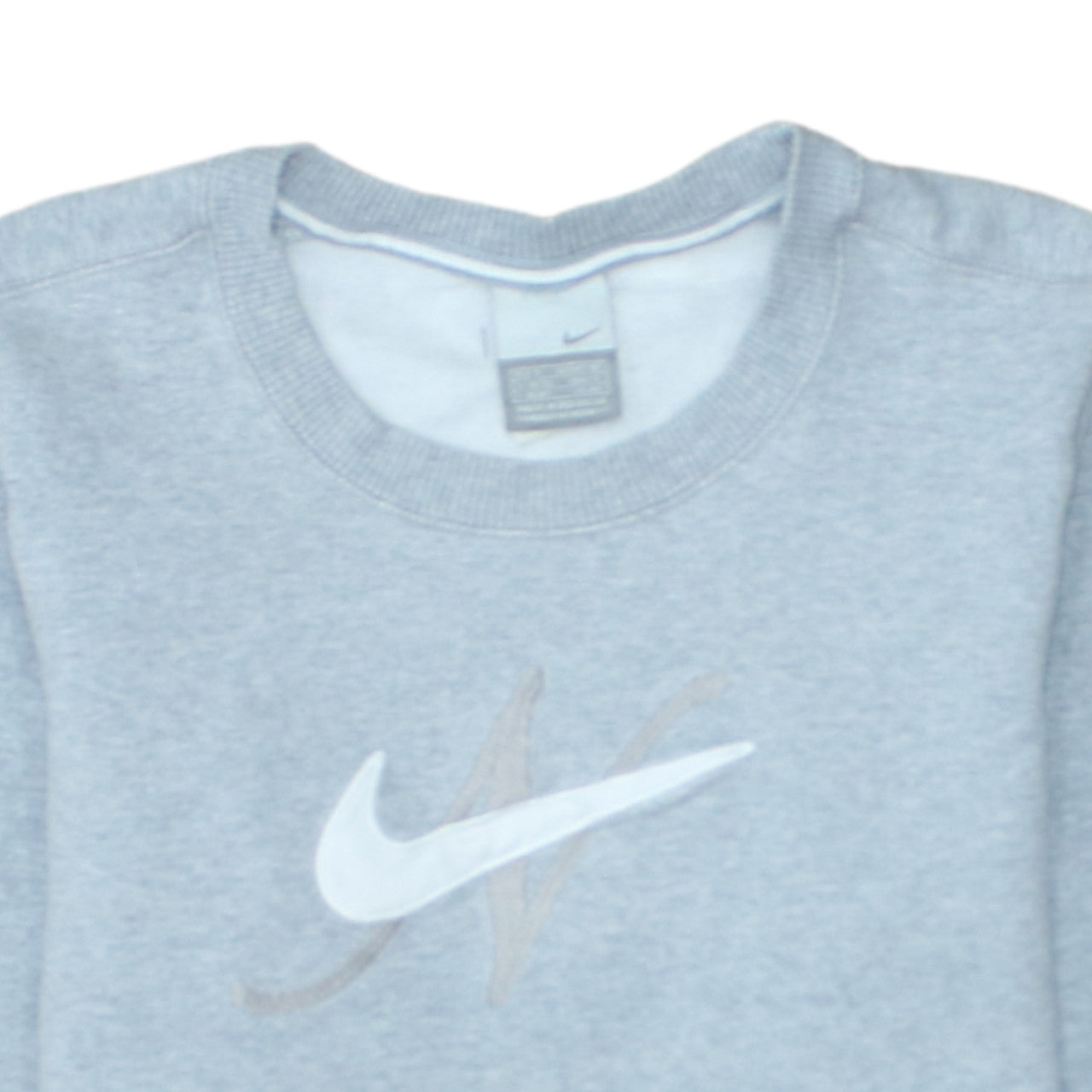 Womens UK Size M Nike Grey Pullover Sweatshirt