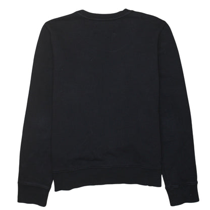 Womens UK Size L Calvin Klein Jeans Black Pullover Sweatshirt