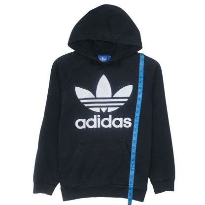 Mens UK Size S adidas Black Pullover Hoodie