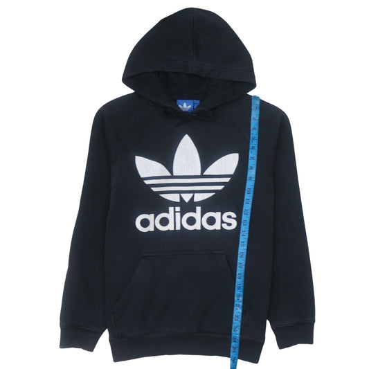 Mens UK Size S adidas Black Pullover Hoodie