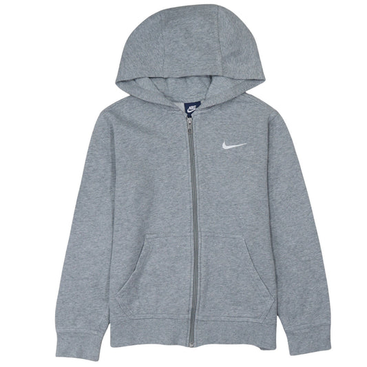 Boys UK Size 10-12 Years Nike Grey Full Zip Hoodie