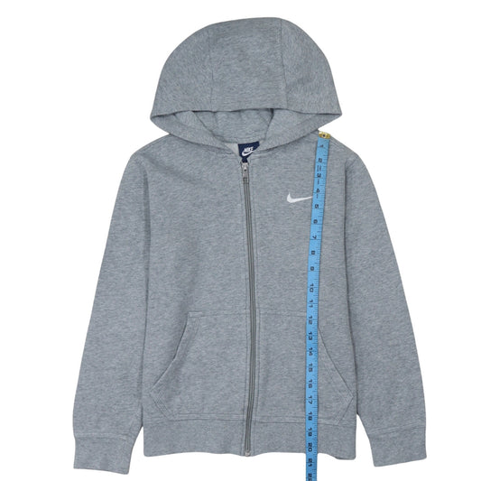 Boys UK Size 10-12 Years Nike Grey Full Zip Hoodie