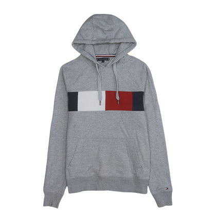 Mens UK Size S Tommy Hilfiger Grey Pullover Hoodie