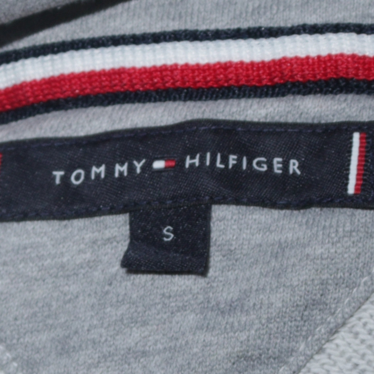 Mens UK Size S Tommy Hilfiger Grey Pullover Hoodie