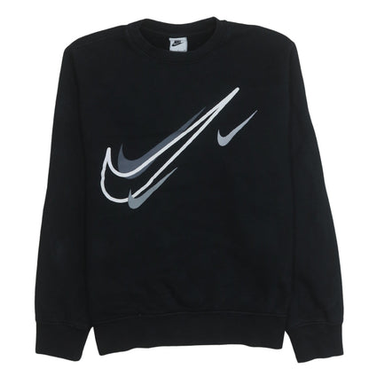 Womens UK Size S Nike Black Pullover Sweatshirt