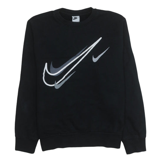 Womens UK Size S Nike Black Pullover Sweatshirt