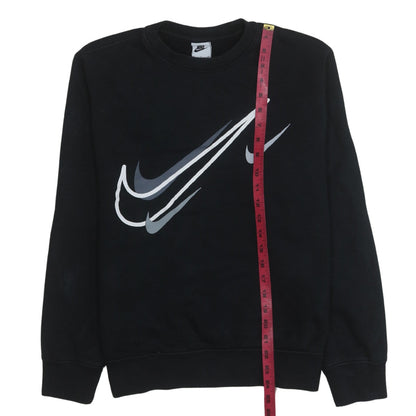 Womens UK Size S Nike Black Pullover Sweatshirt