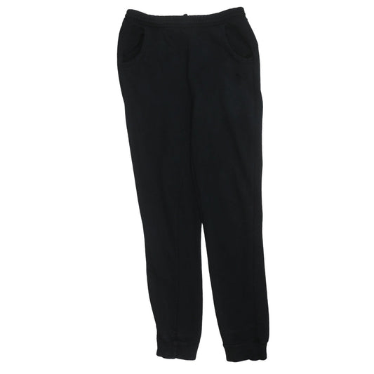 Womens UK Size 10 PUMA Regular Fit Jogger Black Trousers