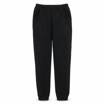 Front view of Puma women’s black, size UK 10, jogger sweatpants elastic waist lightweight