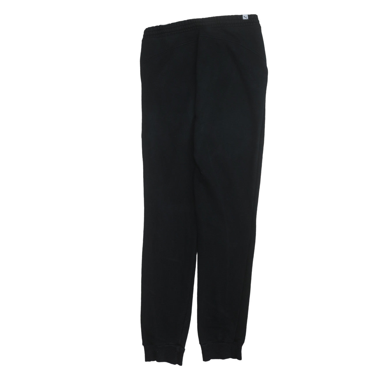 Womens UK Size 10 PUMA Regular Fit Jogger Black Trousers