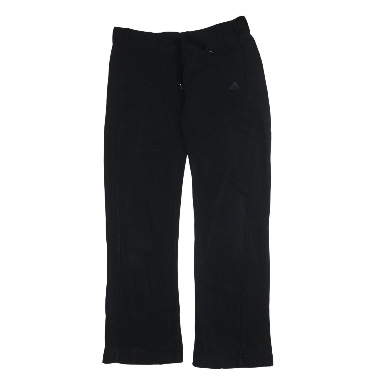 Adidas Women’s Black Cotton Track Pants Size 14 Regular Fit