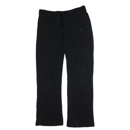 Adidas Women’s Black Cotton Track Pants Size 14 Regular Fit