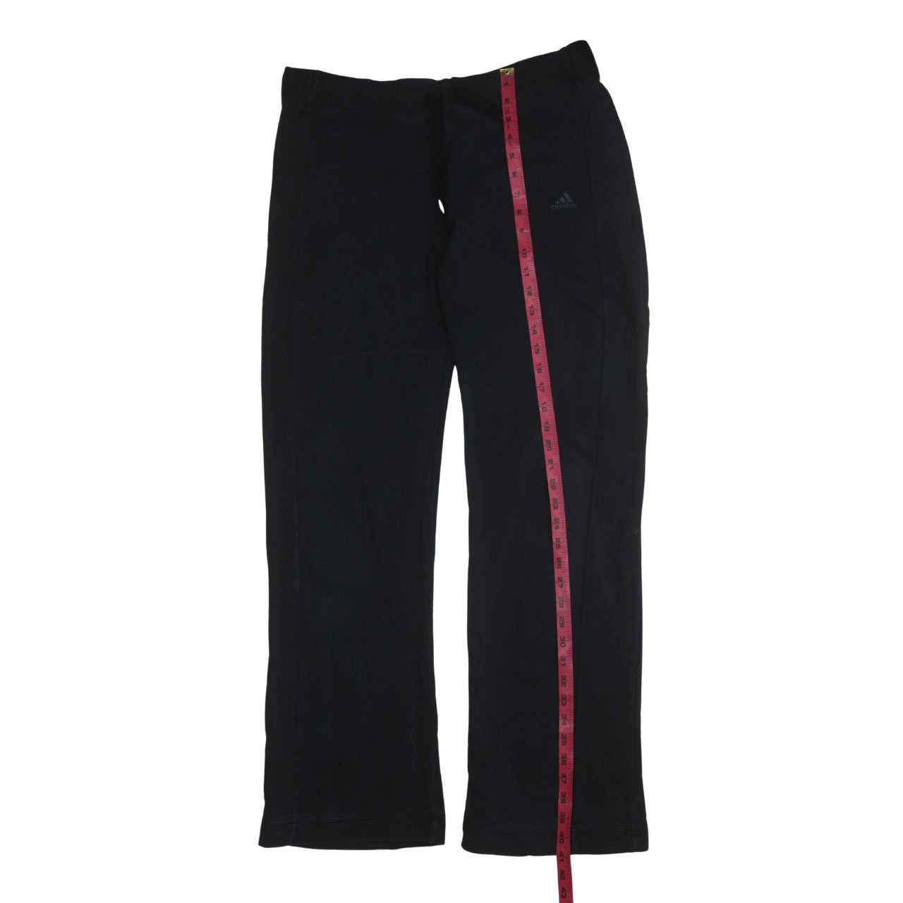 Adidas Women’s Black Cotton Track Pants Size 14 Regular Fit