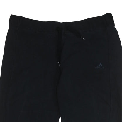 Adidas Women’s Black Cotton Track Pants Size 14 Regular Fit