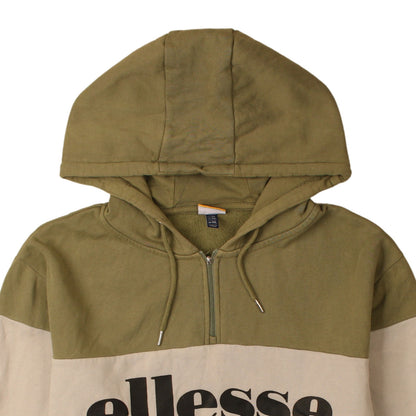 Mens UK Size 4XL ellesse Multicoloured 1/2 Zip Hoodie
