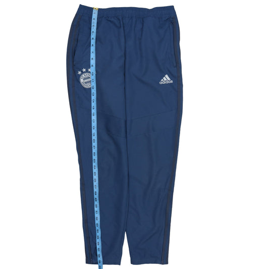 Mens UK Size M adidas Regular Fit Track Pants Blue Trousers