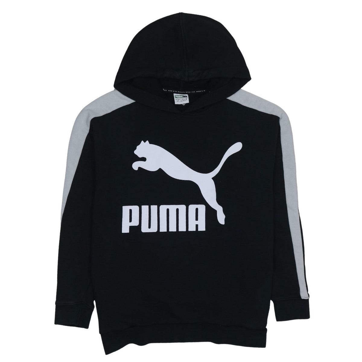 Womens UK Size 10 PUMA Black Pullover Hoodie
