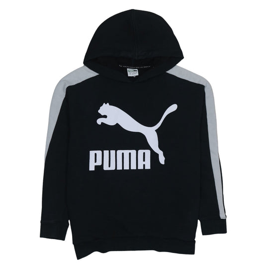 Womens UK Size 10 PUMA Black Pullover Hoodie