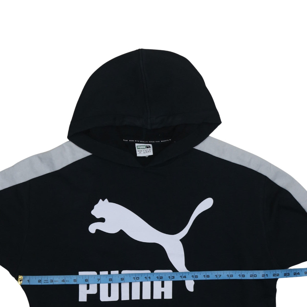 Womens UK Size 10 PUMA Black Pullover Hoodie