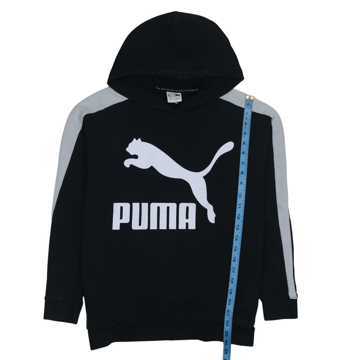 Womens UK Size 10 PUMA Black Pullover Hoodie
