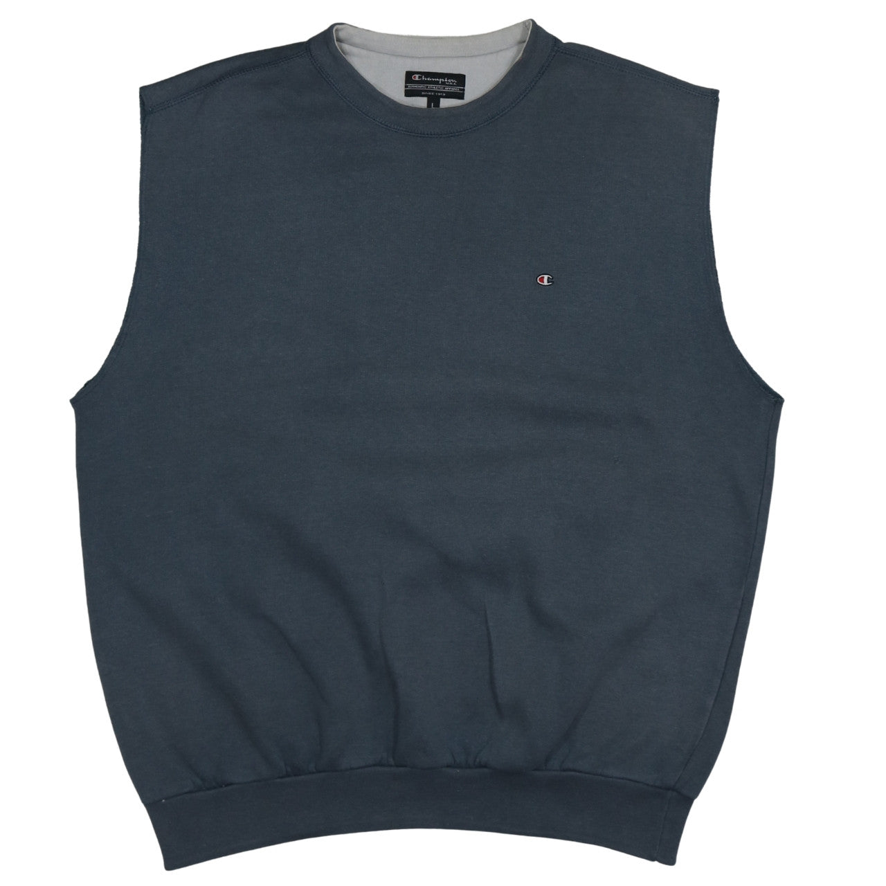 Mens UK Size L Champion Blue Vest Sweatshirt