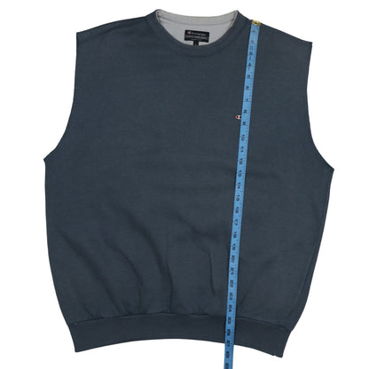 Mens UK Size L Champion Blue Vest Sweatshirt