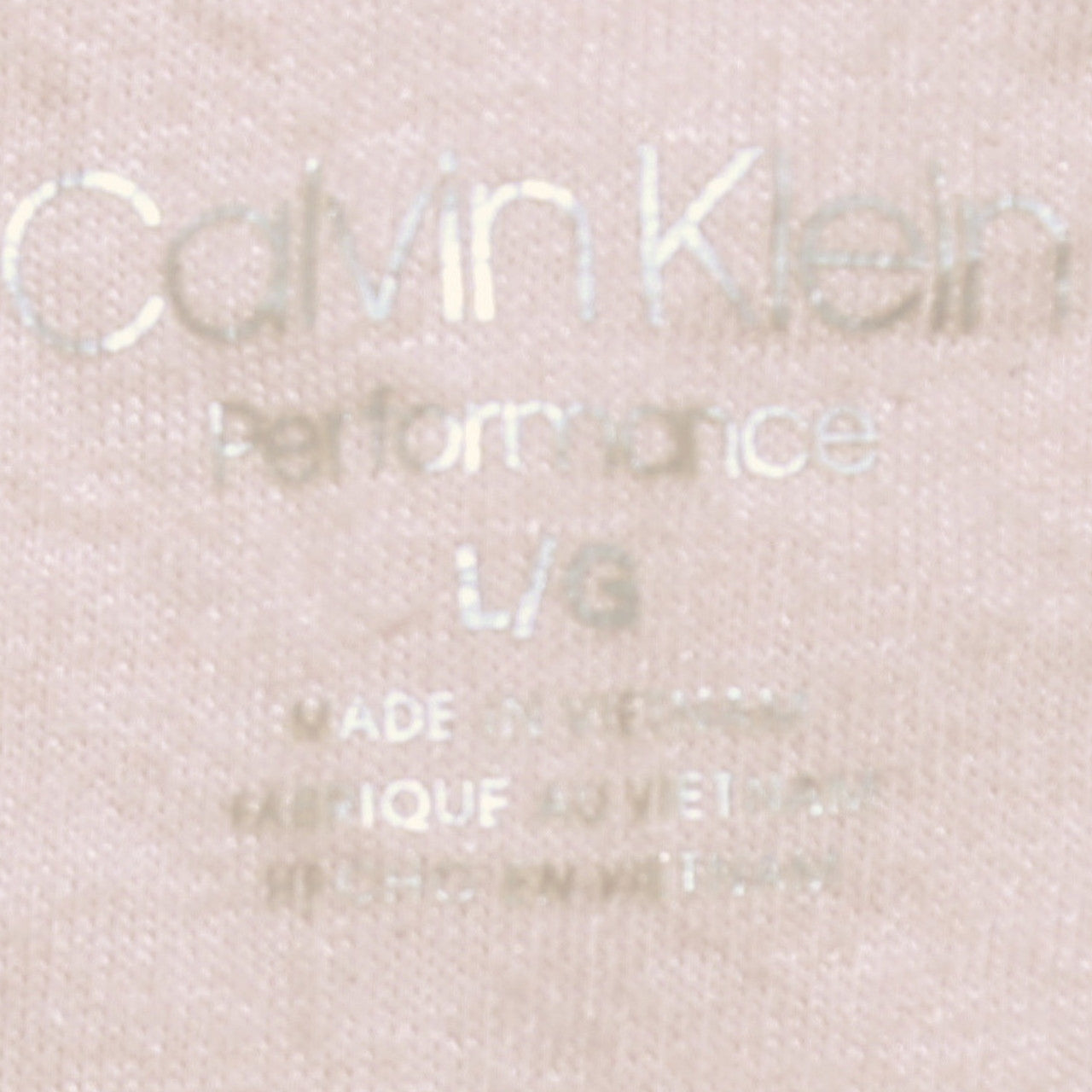 Womens UK Size L Calvin Klein Beige Pullover Hoodie