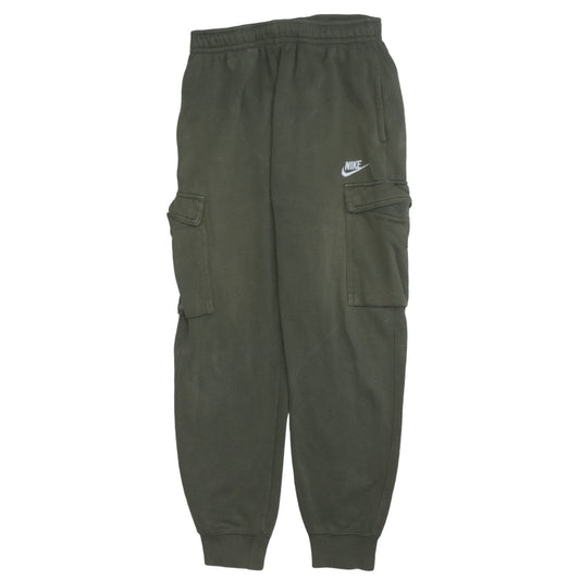 Mens UK Size S Nike Regular Fit Jogger Green Trousers
