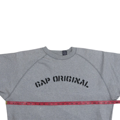 Mens UK Size M Gap Grey Pullover Sweatshirt