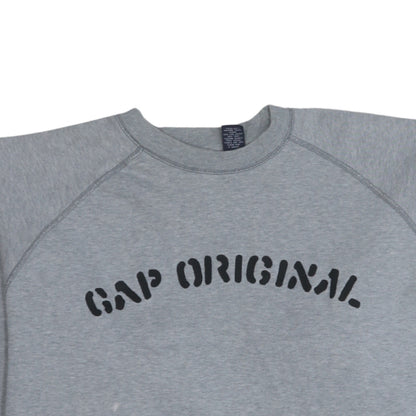 Mens UK Size M Gap Grey Pullover Sweatshirt