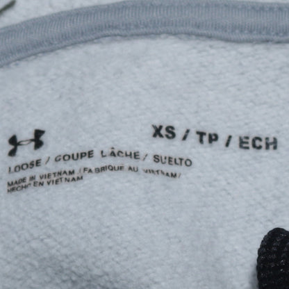 Mens UK Size XS Under armour Grey Pullover Hoodie