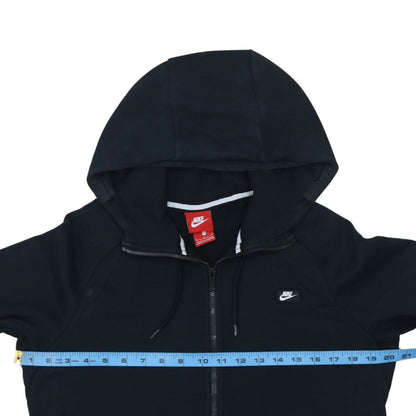 Mens UK Size S Nike Black Full Zip Hoodie