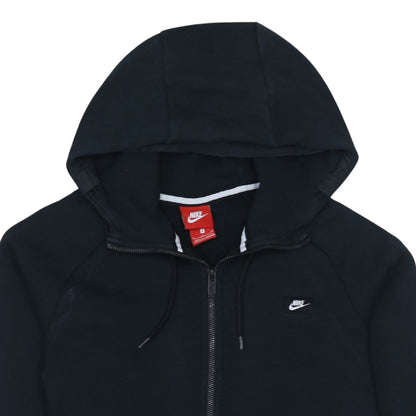 Mens UK Size S Nike Black Full Zip Hoodie