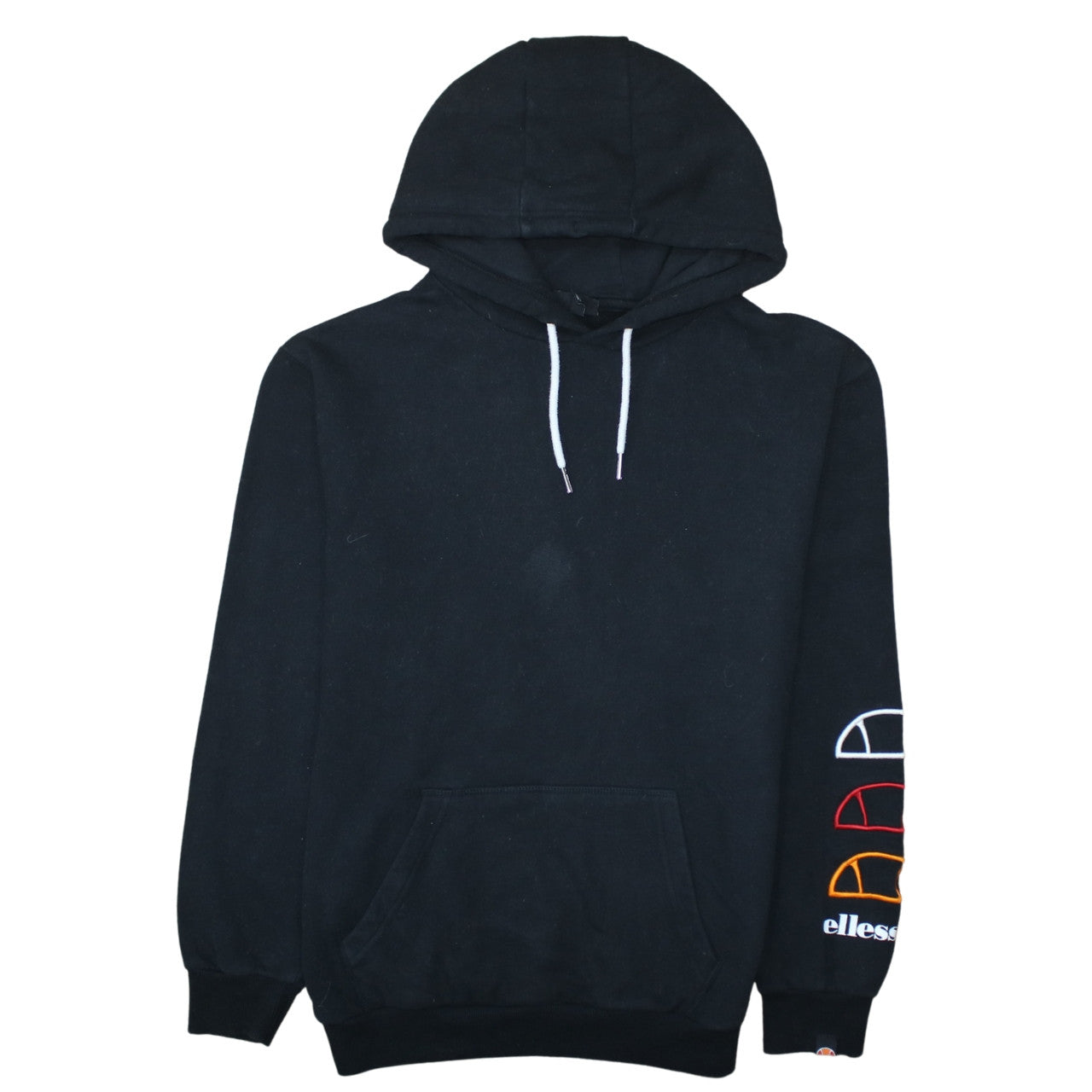Mens UK Size S ellesse Black Pullover Hoodie