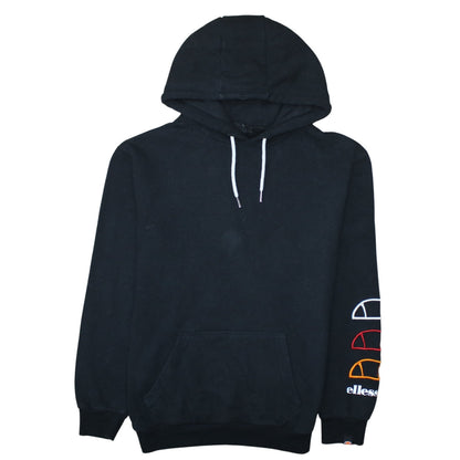 Mens UK Size S ellesse Black Pullover Hoodie