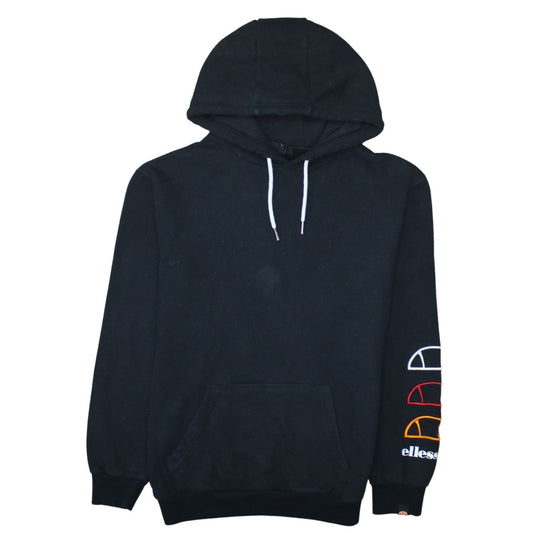 Mens UK Size S ellesse Black Pullover Hoodie