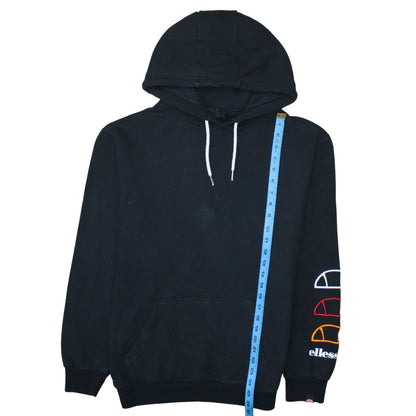 Mens UK Size S ellesse Black Pullover Hoodie