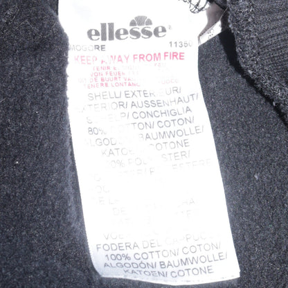 Mens UK Size S ellesse Black Pullover Hoodie