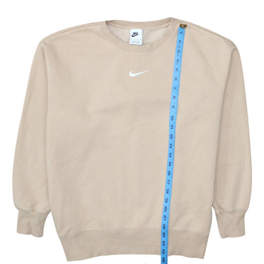 Mens UK Size XS Nike Beige Pullover Sweatshirt