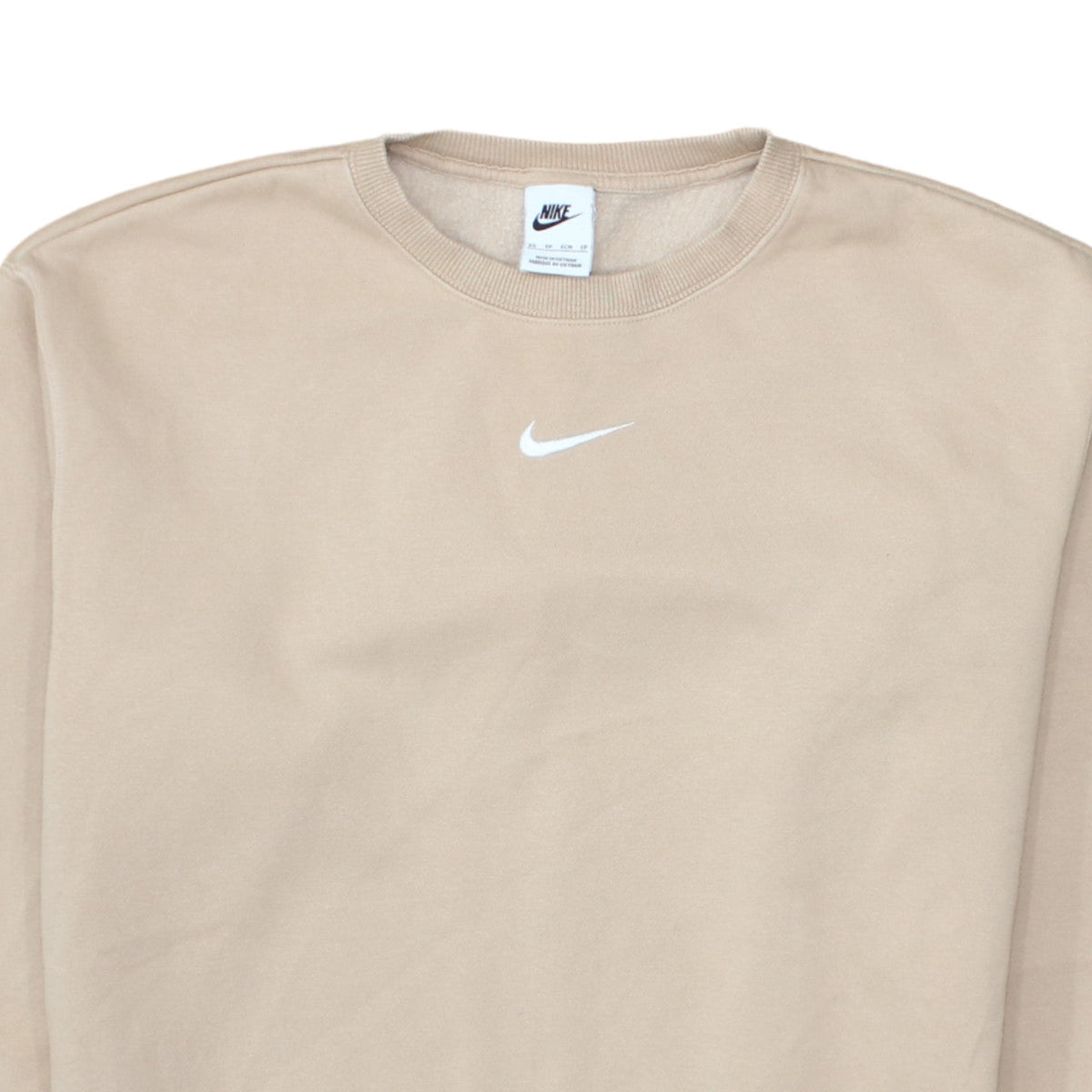 Mens UK Size XS Nike Beige Pullover Sweatshirt