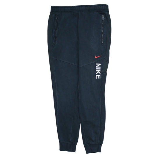 Mens UK Size S Nike Regular Fit Jogger Black Trousers