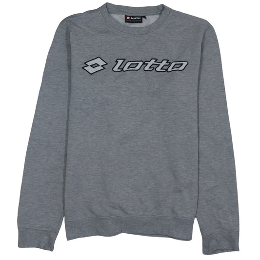 Mens UK Size M Lotto Grey Pullover Sweatshirt