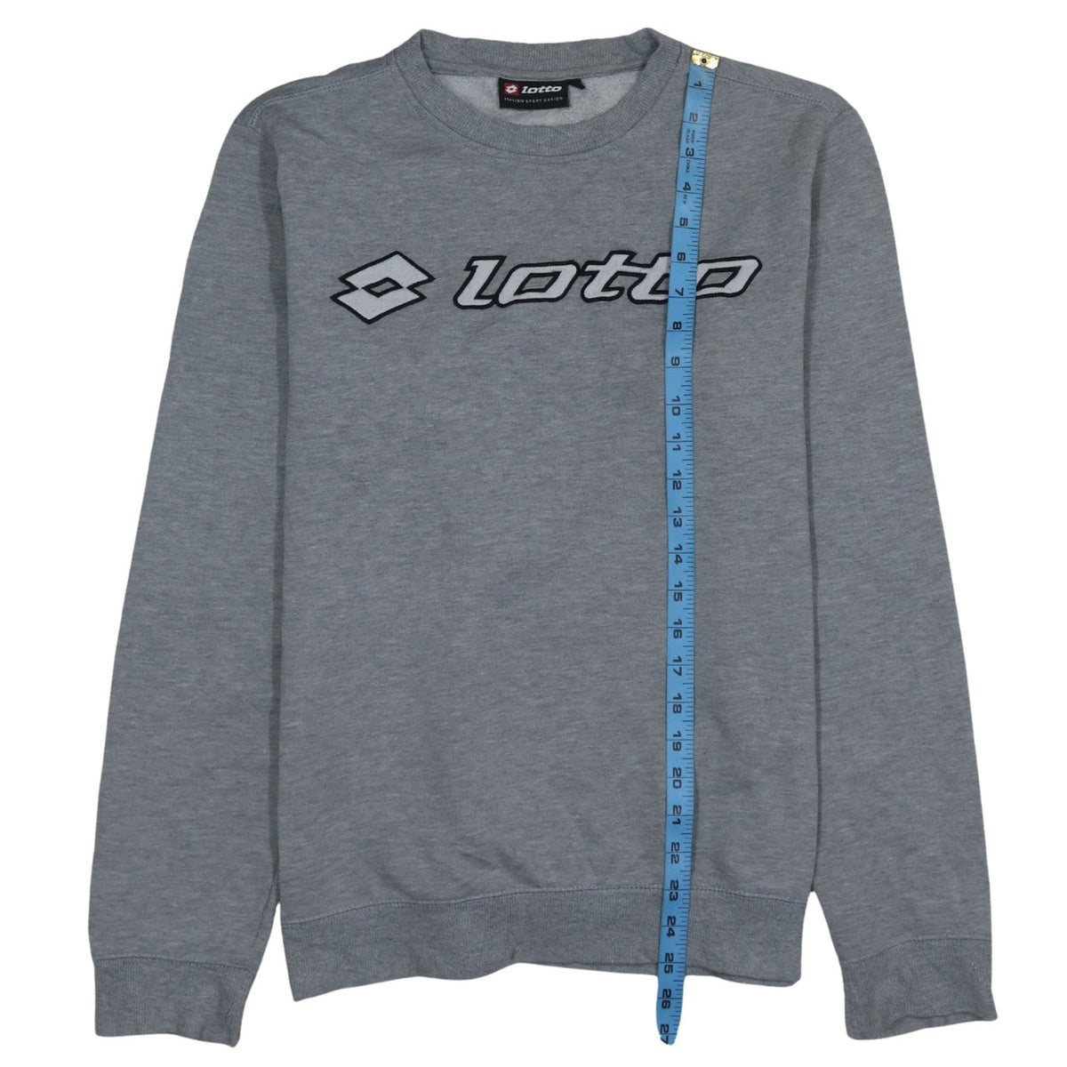 Mens UK Size M Lotto Grey Pullover Sweatshirt