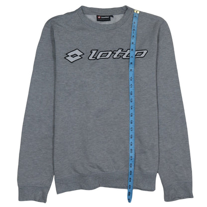 Mens UK Size M Lotto Grey Pullover Sweatshirt